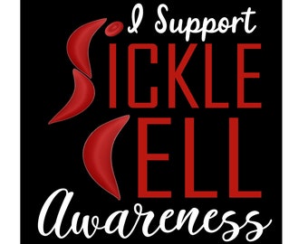 Sickle Cell Awareness - Support the Cause - Tee Shirt