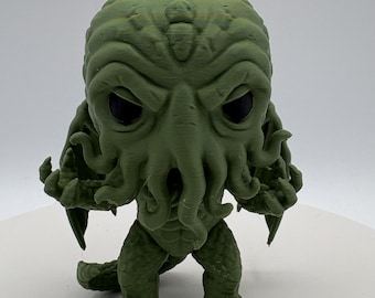 Cthulhu Figurine – 4-Inch 3D Printed Desk Buddy and Collectible