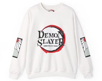 Demon Slayer logo Crewneck Sweatshirt | Anime Kimetsu no Yaiba