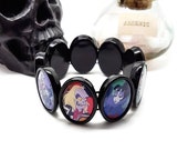 Beetlejuice bracelet, Beetlejuice jewellery, Beetlejuice cartoon, Tim Burton, Lydia Deetz, strange and unusual