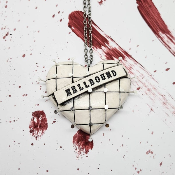 Hellraiser necklace, Cenobite necklace, Horror Movie, Horror Necklace, Doug Bradley, Clive Barker, Hellbound