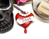Rocky Horror Picture Show, Rocky Horror Necklace, Boss Heart Tattoo Necklace
