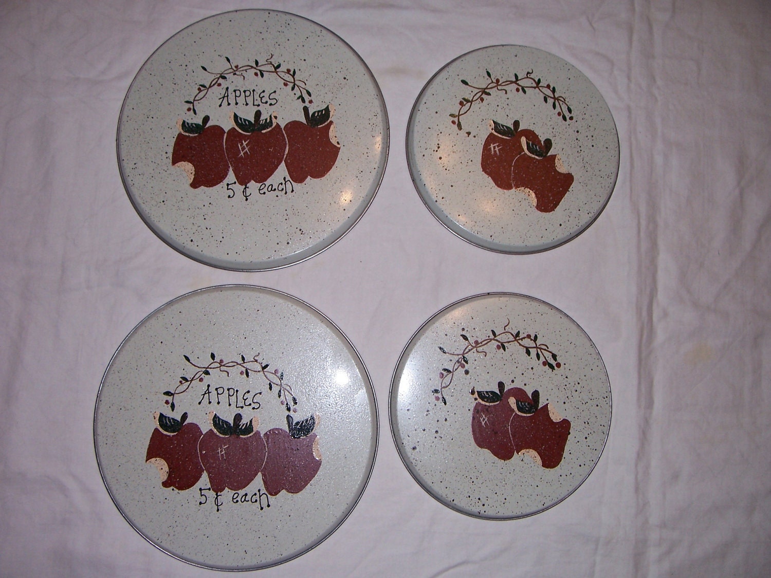 Apple burner covers Etsy