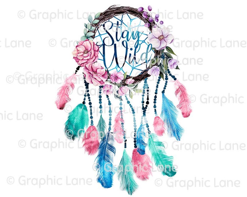 Sublimation Design Digital Download Stay Wild Boho | Etsy