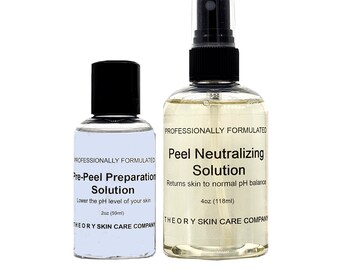 Pro Peel Prep Solution and Neutralizer Duo, For All Peel Solutions