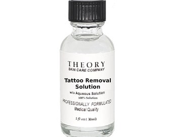 Tattoo Removal PRO Solution, Medical Grade, Wrinkles, Fine Lines, Freckles, Scars, Age spots