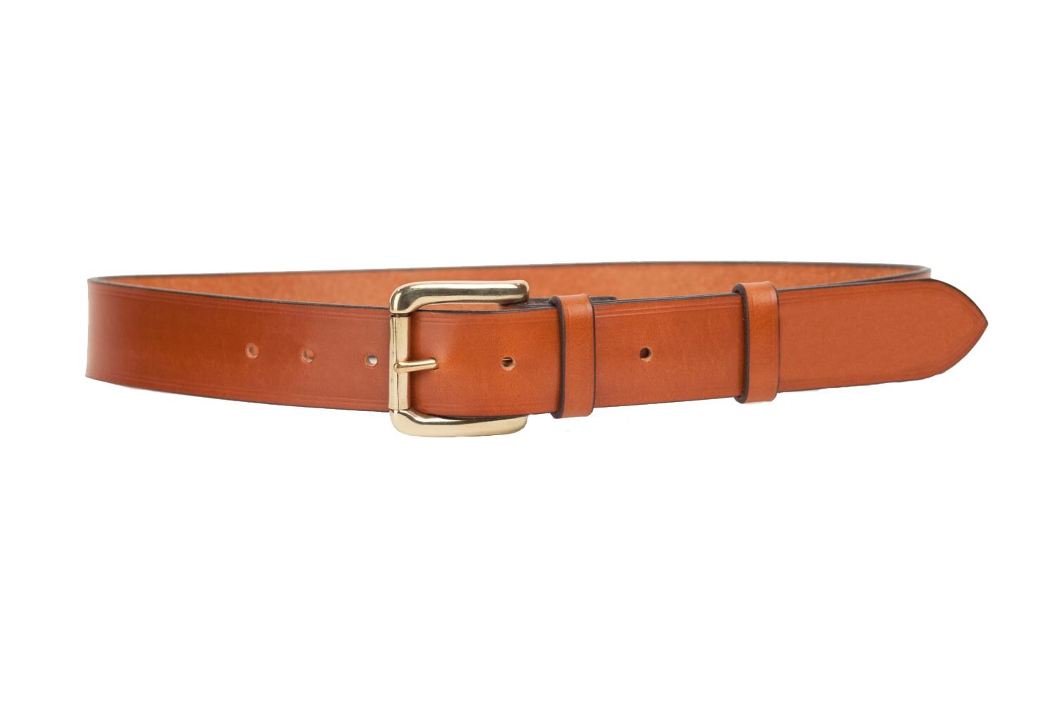 Vermillion Genuine Leather Tan Belt Size M Special Edition Cognac Leather Belt | Mens Fashion | Roger  main image 3