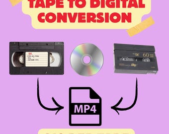 VHS to Digital UK | Convert Video Tapes to MP4 | Home Video Transfer Service