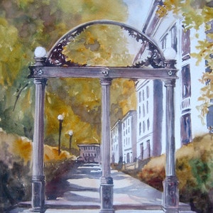 Athens Arch Print, GA College Print, Classic City Print, Athens GA Arch print, GA Arches, Athens Ga Print