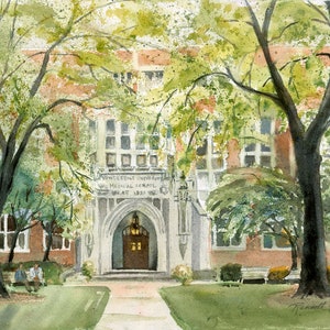 Vanderbilt Medical School Giclee Print: Hand-Signed Limited Edition Wall Art