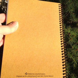 Spiral bound eco-friendly Goldfinch journal image 4