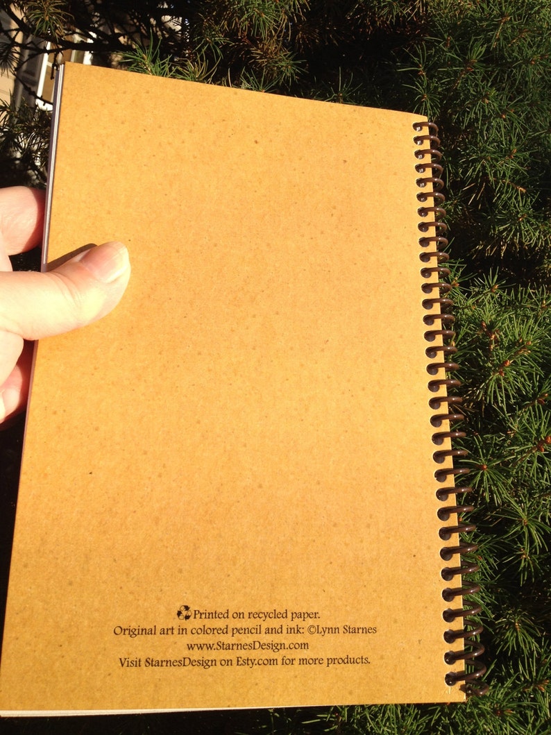 Spiral bound eco-friendly Goldfinch journal image 4