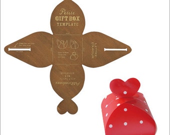 gift box template etsy
