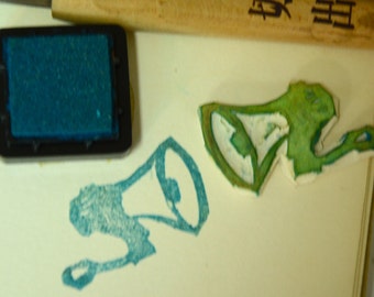 Loudspeaker- Handmade Unmounted Rubber stamp
