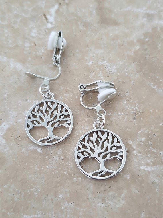Boucle d'oreille pendante vintage en argent 925 | Kaufen auf