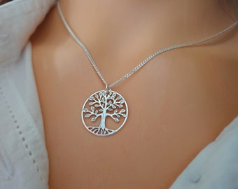 Tree of life tree of life necklace solid 925 silver necklace 38 - 60 cm choose the desired length