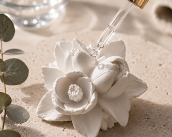 Air Freshener flower, Car Air Freshener flower Peony, , plaster air freshener, Car freshener, Car Diffuser, flower interior decor