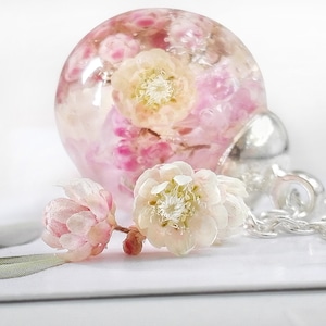 Peony, delicate necklace, pink flowers Peony Necklace, Peony Necklace 38-80 cm Choose your desired length