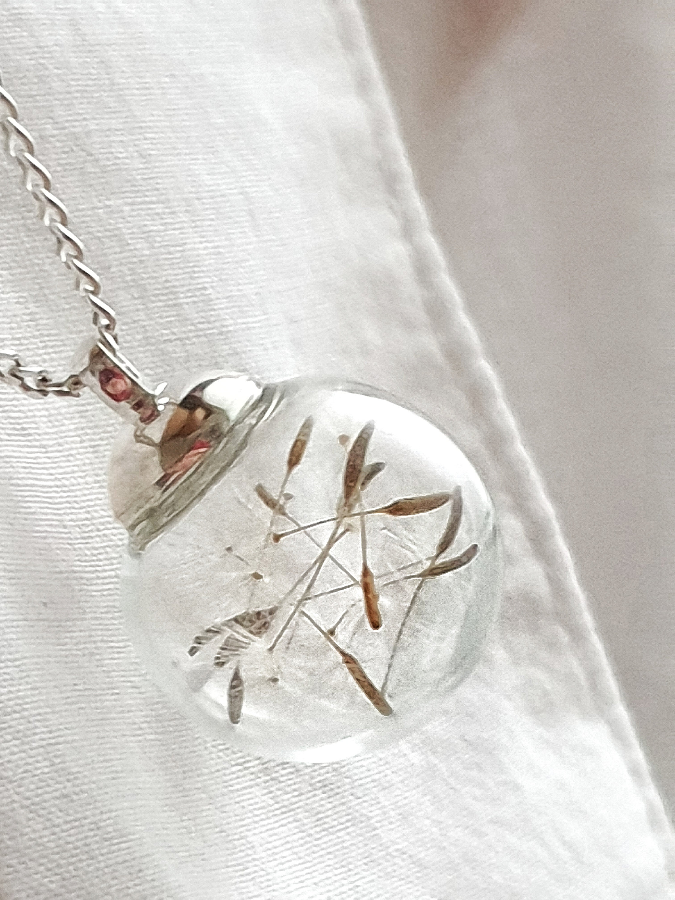 [Hei] (silver925) dandelion pendant necklace ネックレス Amazon.com: Necklace with dandelion pendant Wish - 925
