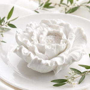 Raumduft, Duftstein, Blume weiss, Air Freshener flower, Car Air Freshener flower, Diffuser, flower interior decor, Room Fragrance Stones