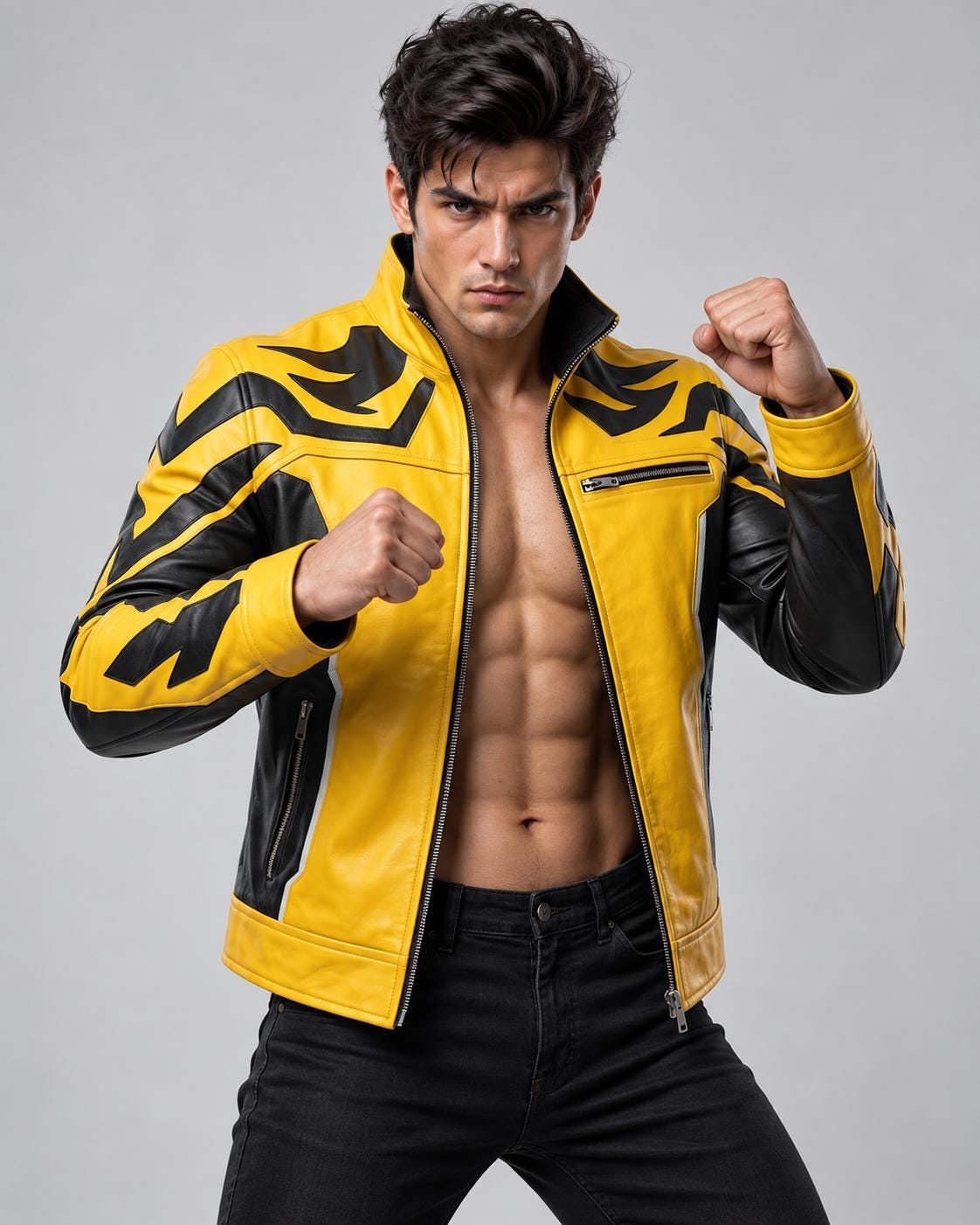 Jin Kazama Tekken 8 Leather Jacket - Etsy