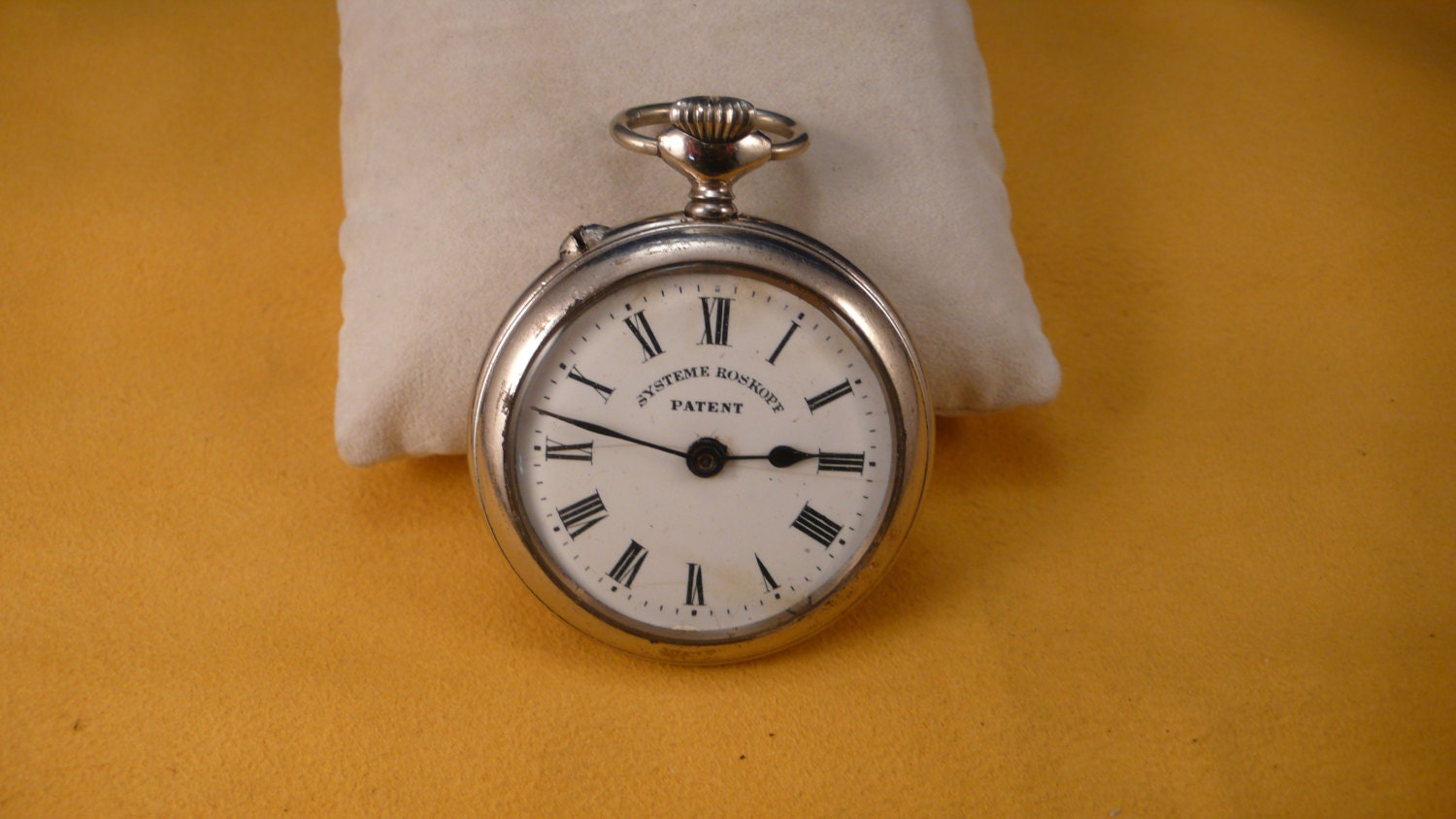 Swiss roskopf Type Rare Pocket Watch Rare 19301940 VERY Very Good