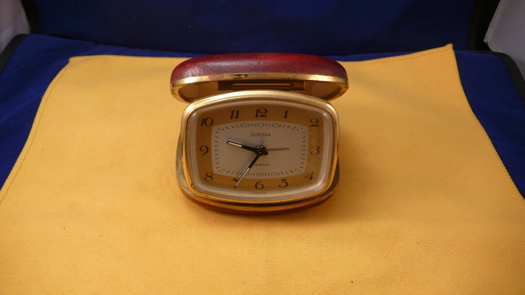 Germany europa Travel Alarm Clock Rare Case Etsy UK