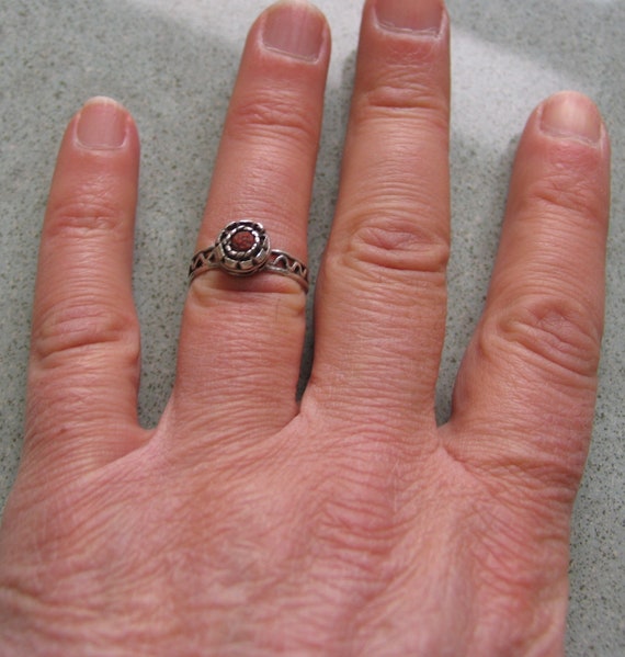 Medieval Tudor Rose Ring • Medieval stone Ring • … - image 3