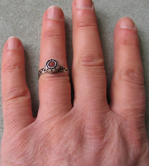 Medieval Tudor Rose Ring • Medieval stone Ring • … - image 4