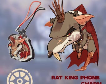 Deadlock Rat King Phone Charm , 1.5-inch Acrylic Keychain