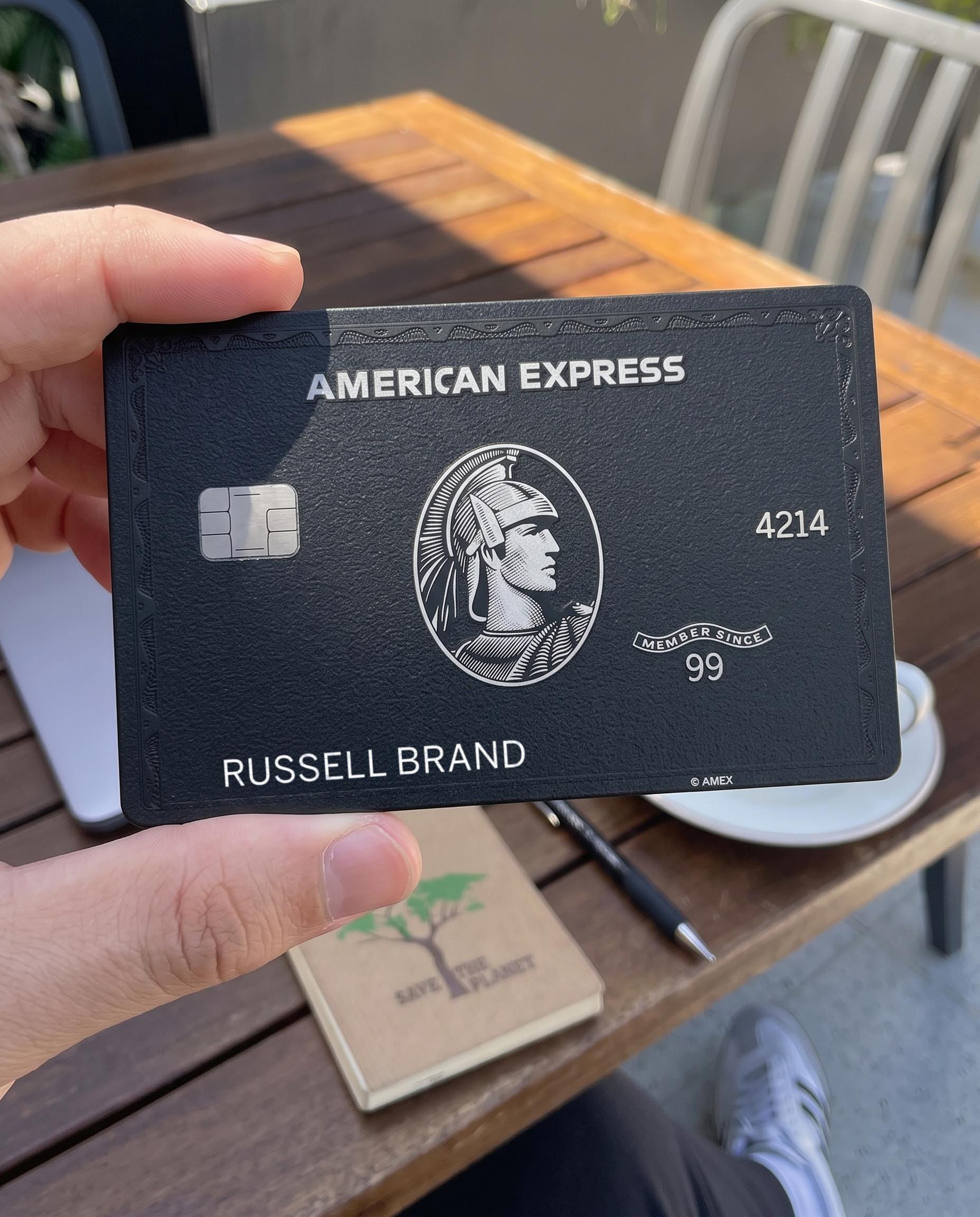 Amex Centurion Card Replica Metal - Etsy
