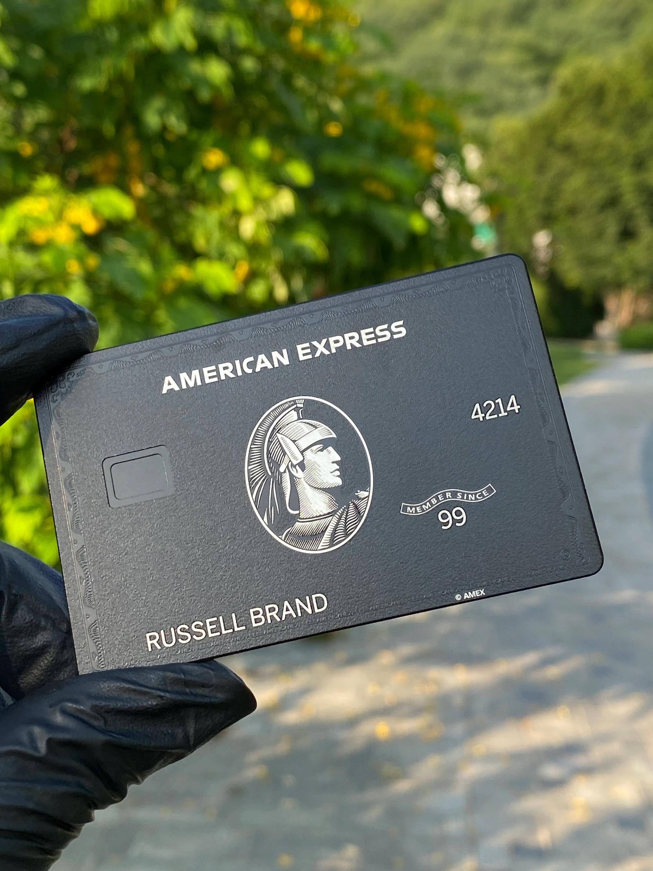 Amex Centurion Card Replica - Etsy Denmark