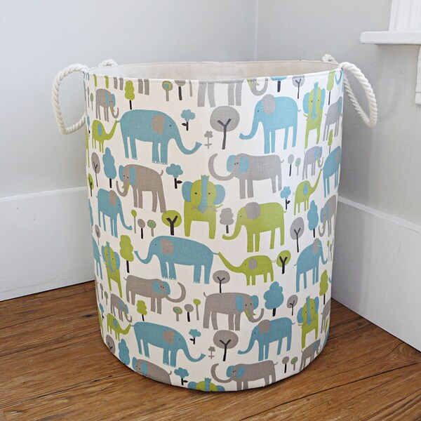 Elephant Toy Storage Etsy