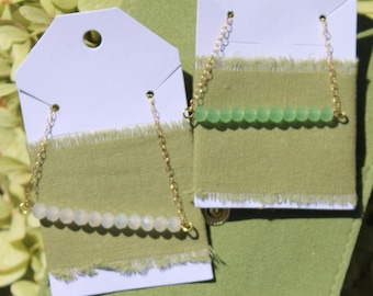Collana personalizzata con embrione e perline