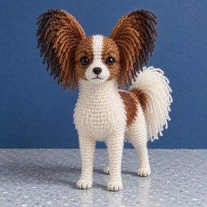 Papillon Virkmönster - Amigurumi Dog PDF