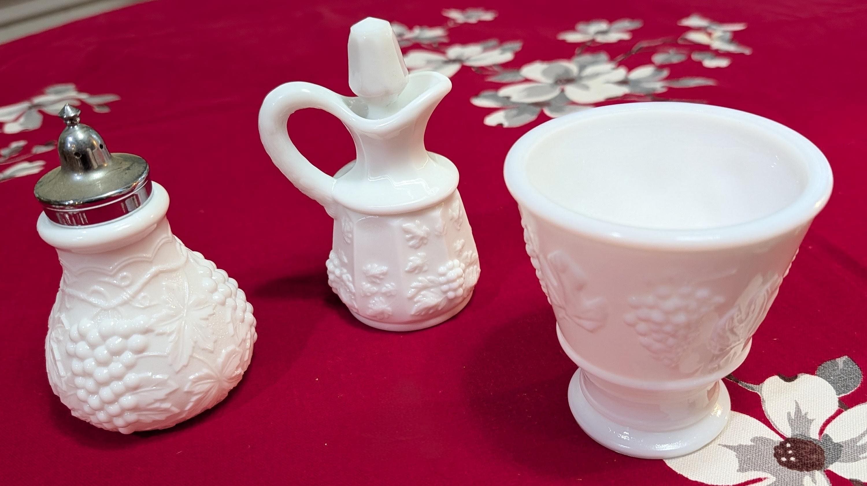 Milk Glass Shakers - Etsy
