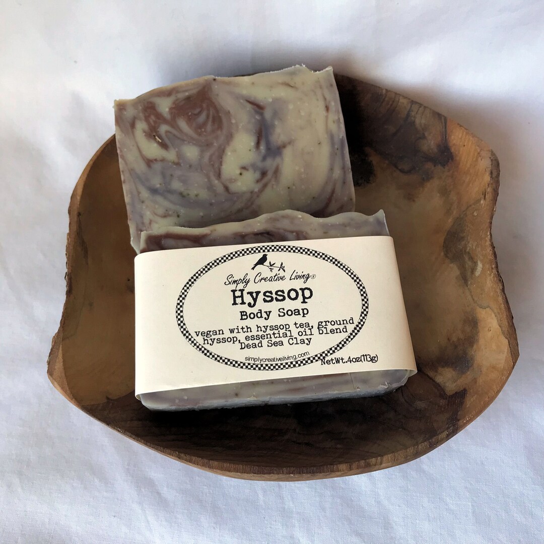 Handmade Body Soap Hyssop Vegan Hand Body Soap Bar Handmade Etsy