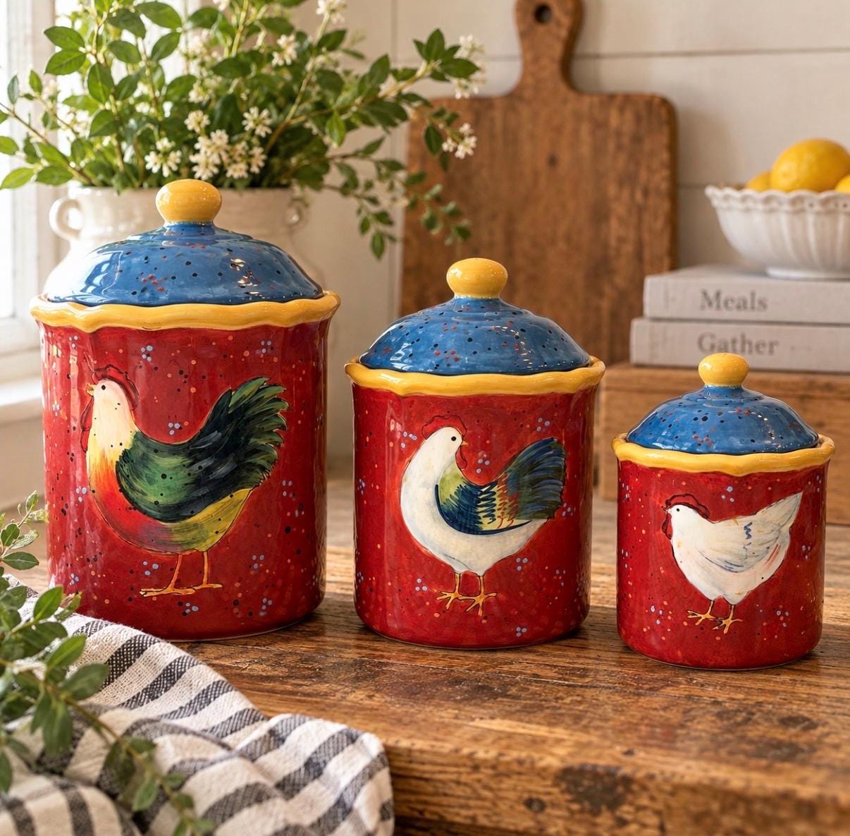 Susan Winget Canister Set - Etsy