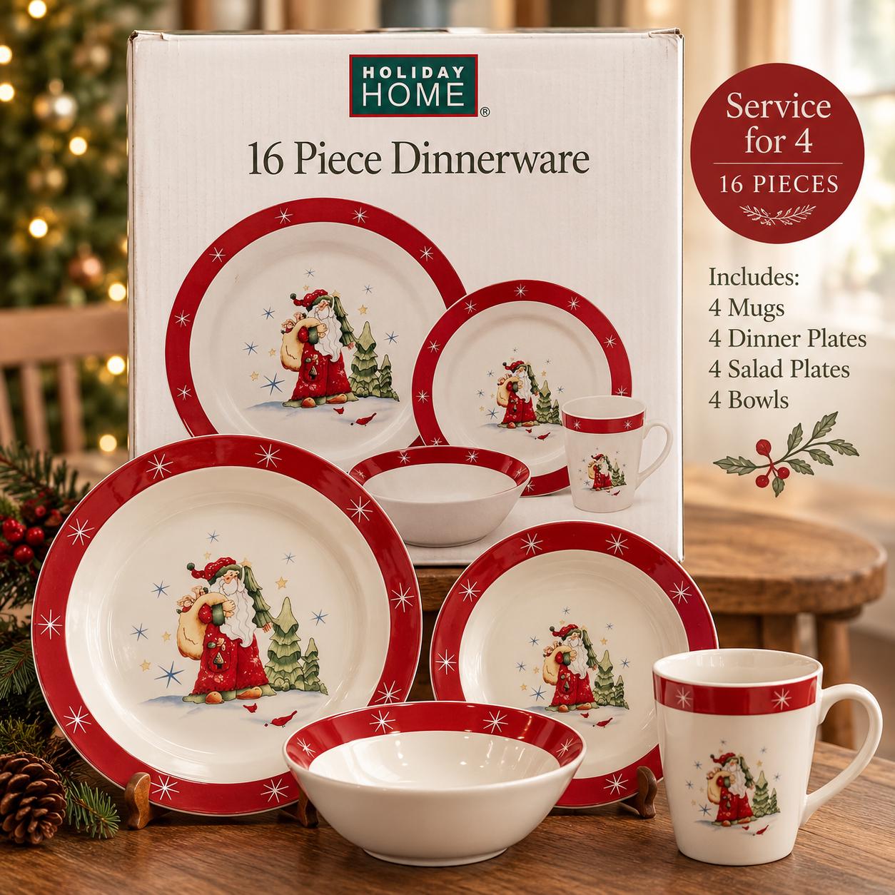 Vintage Holiday Dinnerware Sets - Etsy