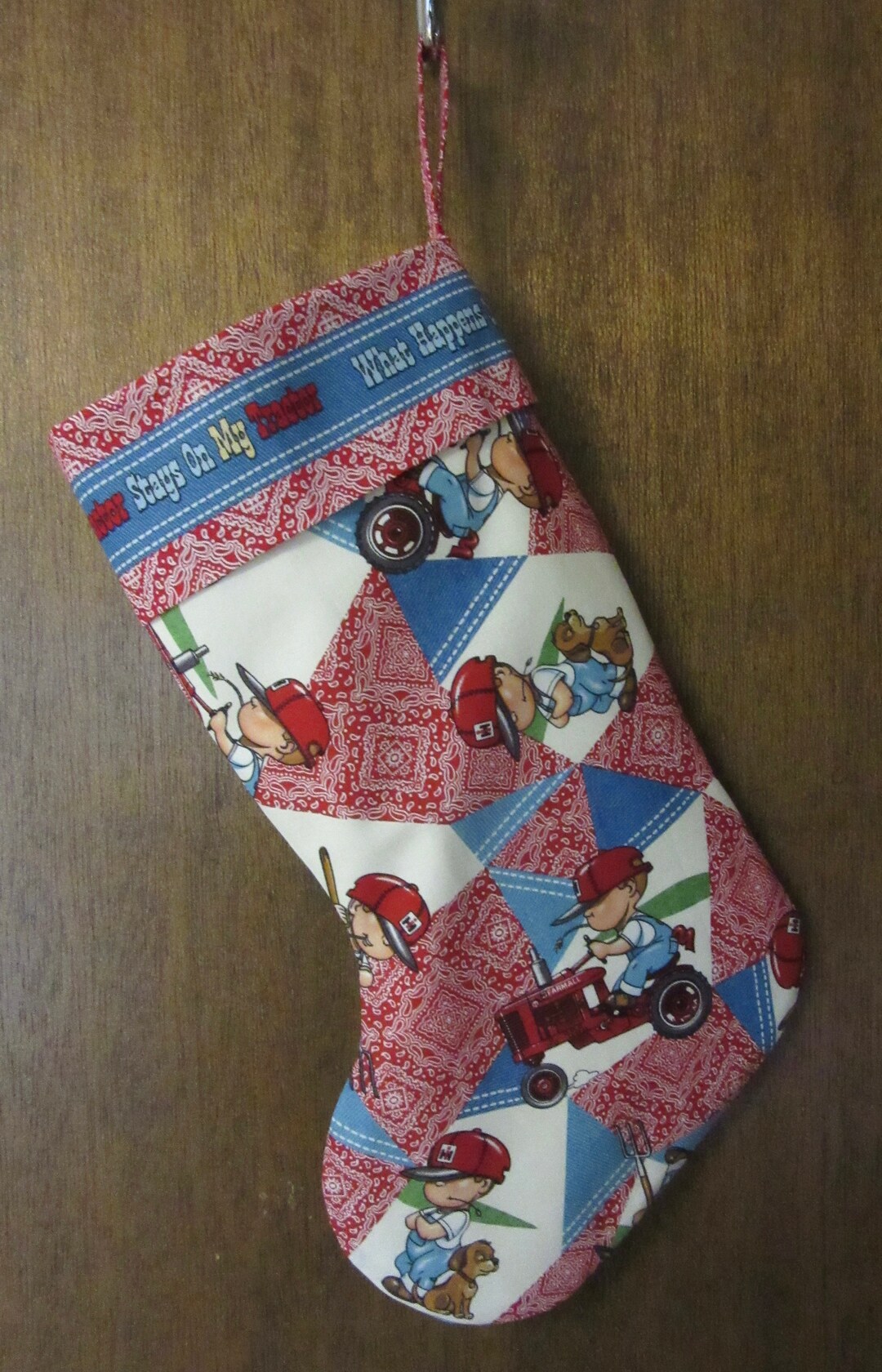 Case IH Christmas Stocking International Harvester Tractor Etsy