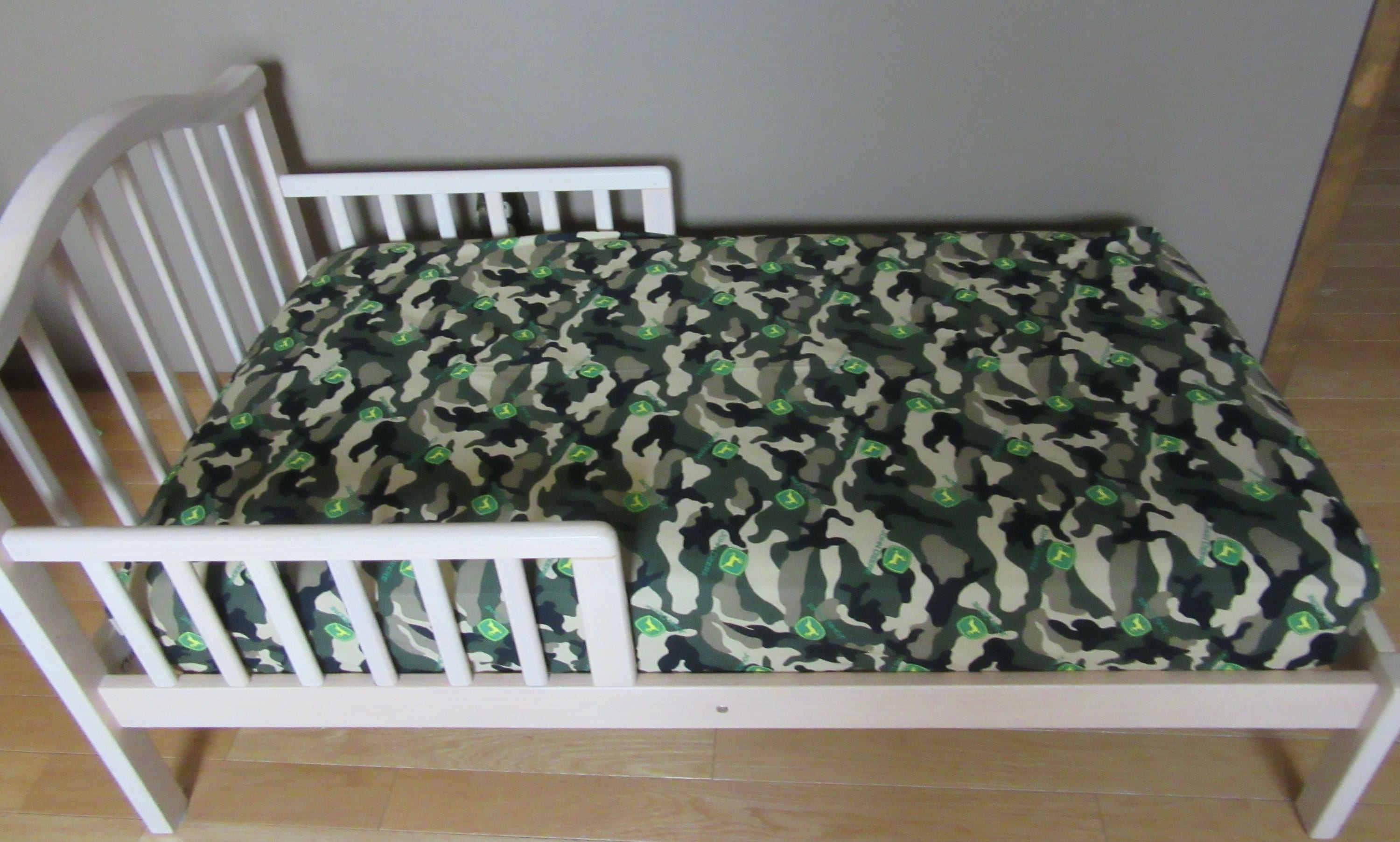 John Deere Camo Fabric Fitted Crib SHEET Toddler Bed Camouflage - Etsy