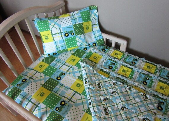 Toddler Bed John Deere Lil Farmer Fabric Baby Crib Etsy