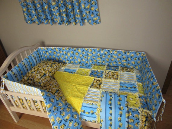 minions crib bedding set