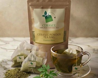 Cerasee Powder Tea Bags, Momordica Charantia, Bitter Melon Botanical Tea