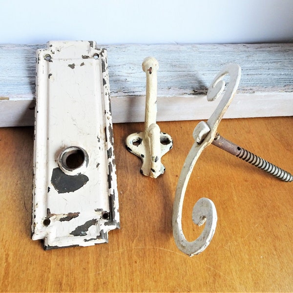 Chippy Painted Vintage Hardware Odds and Ends