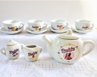 barbie china tea set 1989