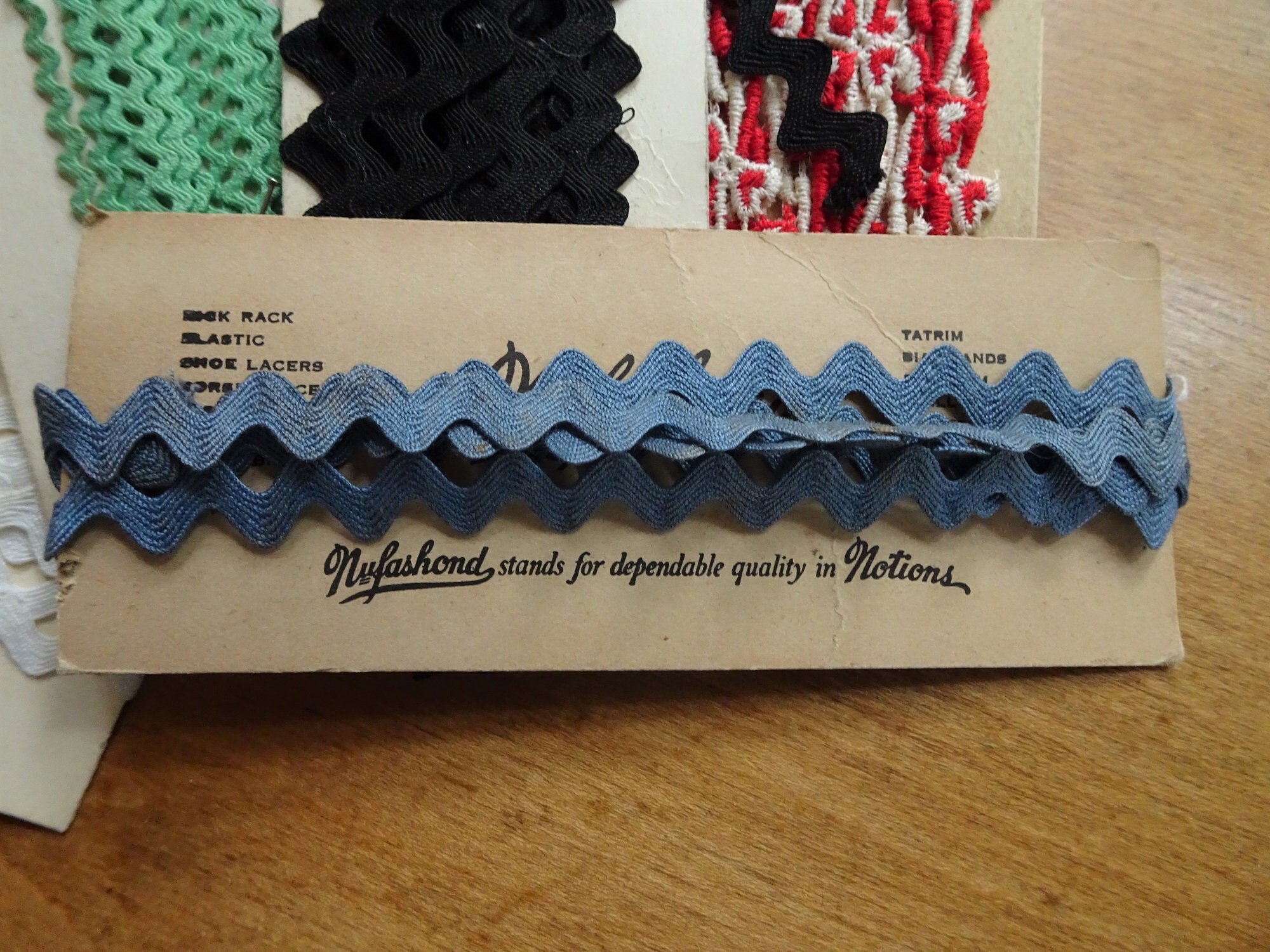 Assortment of Vintage Rick Rack Notions Etsy