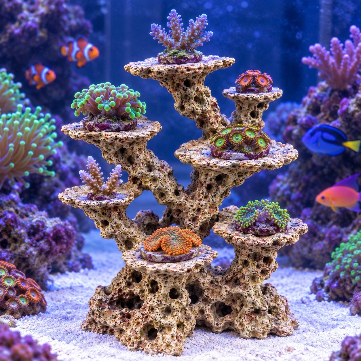 Natural Coral Stand - Etsy