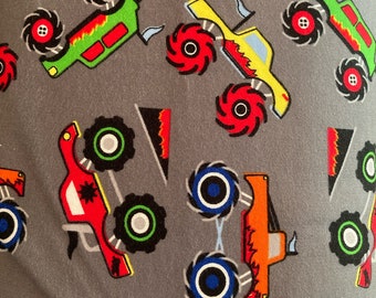 Monster Truck Sweat Shirt Fabric