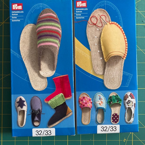 Espadrilles Sohlen von Prym